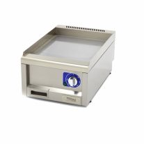   Kereskedelmi minőségű grillsütő sima - elektromos - egyszemélyes - 60cm mélységű