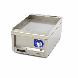   Kereskedelmi minőségű grillsütő sima - elektromos - egyszemélyes - 60cm mélységű