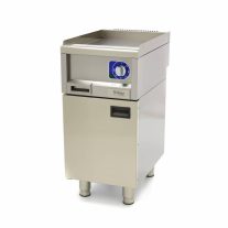   Kereskedelmi minőségű grillsütő sima - elektromos - egyszemélyes - 60cm mélységű