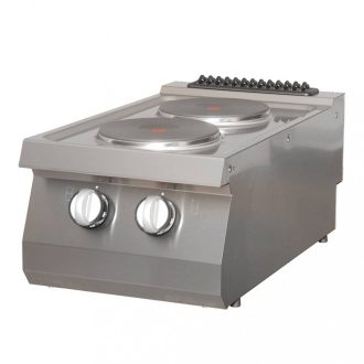   Nagy teljesítményű tűzhely - 2 égővel - Elektromos - egyszemélyes - 70cm mélységű