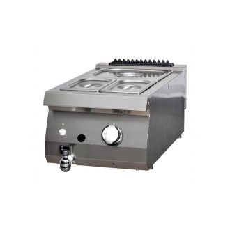   Nagy teljesítményű Bain Marie - gáz - egyszemélyes - 70cm mélységben
