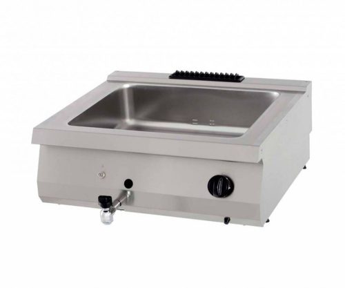 Nagy teljesítményű Bain Marie - gáz - Dupla egység - 70cm mély