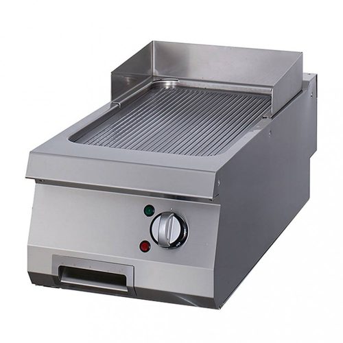 Nagy teherbírású grillsütő barázdált - Elektromos - egyszemélyes - 70cm mély