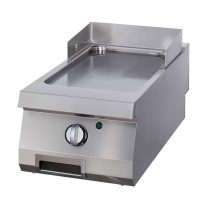   Nagy teljesítményű grillsütő sima - elektromos - egyszemélyes - 70cm mély