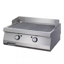   Nagy teherbírású grillsütő horony - elektromos - dupla egység - 70cm mély