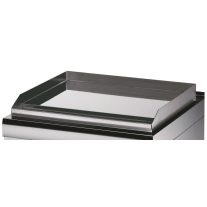   Nehéz sütőlap barázdált króm - gáz - egyszemélyes - 70cm mélységű