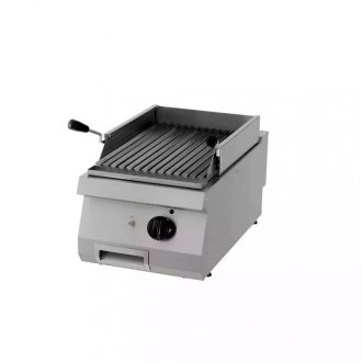   Nagy teherbírású lávakő grill - gáz - egyszemélyes - 70cm mélységű