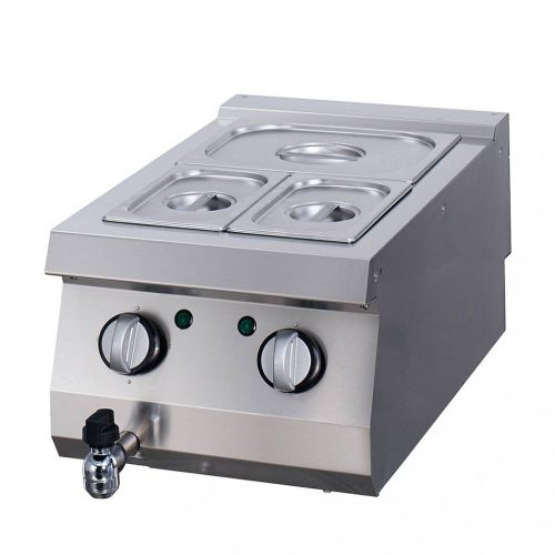 Nagy teljesítményű Bain Marie - Elektromos - egyszemélyes - 70cm mélységű