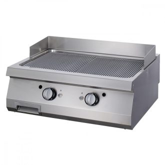   Prémium grillsütő barázdált - Elektromos - Dupla egység - 90cm mélységű