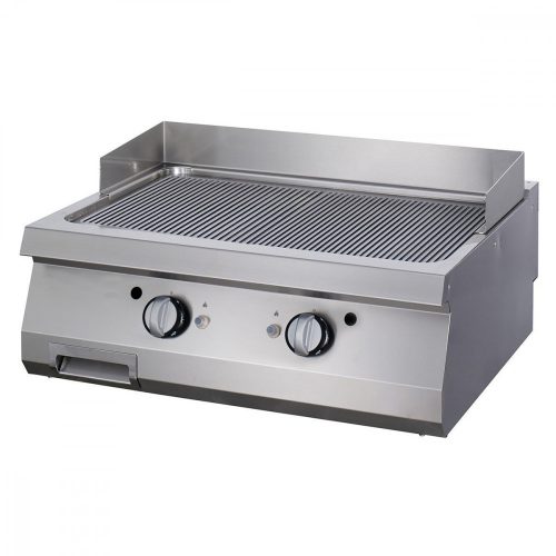 Premium Griddle barázdált króm - Elektromos - Dupla egység - 90cm mély