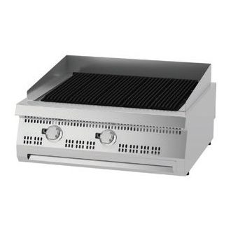   Premium Chargrill - 2 zónás - gáz - dupla egység - 90cm mélységű