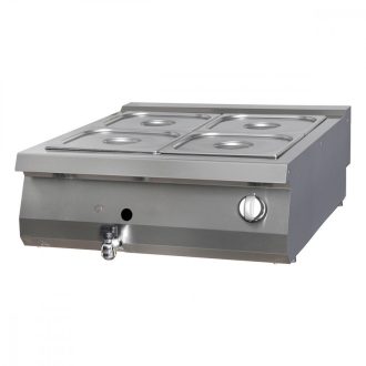   Prémium Bain Marie - Gáz - Dupla egység - 90cm mélységű