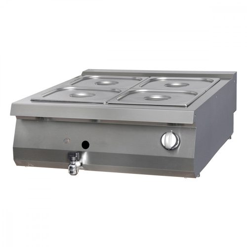 Prémium Bain Marie - Gáz - Dupla egység - 90cm mélységű