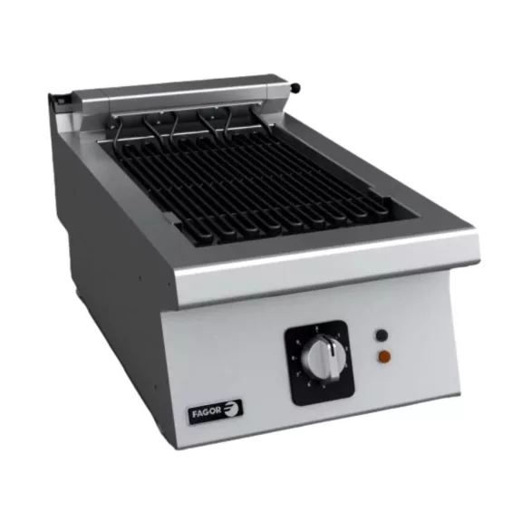 Fagor egyzónás asztali elektromos grillsütő, inox kivitelben – B-E705-l