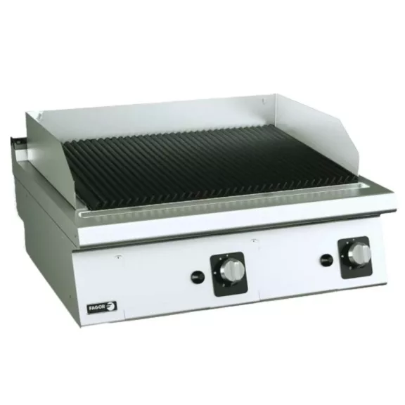 Fagor kétzónás asztali gázüzemű grillsütő, lágyacél kivitelben – B-G-910
