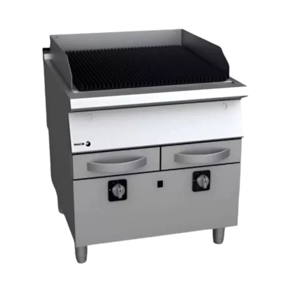 Fagor kétzónás szabadon álló gázüzemű grillsütő, lágyacél kivitelben – B-G7101 Fagor kétzónás szabadon álló gázüzemű grillsütő, lágyacél kivitelben – B-G7101