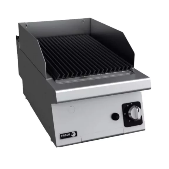 Fagor lávaköves egyzónás asztali gázüzemű grillsütő, inox kivitelben – B-G905-I