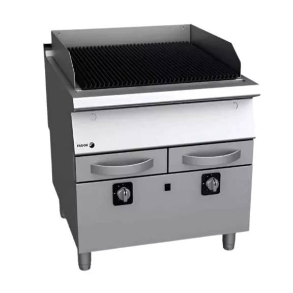 Fagor kétzónás álló gázüzemű grillsütő, inox kivitelben – B-G9101-I