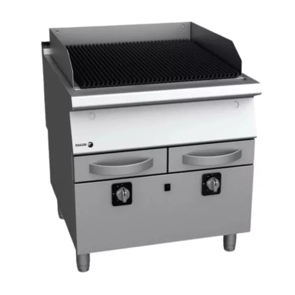 Fagor kétzónás álló gázüzemű grillsütő, lágyacél kivitelben – B-G9101 Fagor kétzónás álló gázüzemű grillsütő, lágyacél kivitelben – B-G9101