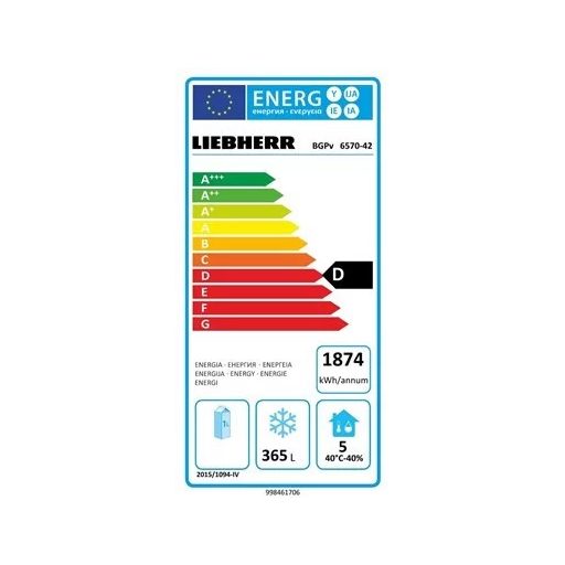 Liebherr Mélyhűtő szekrény BGPv 6570 ProfiLine - ipari felhasználásra