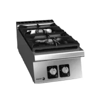 Fagor kétzónás asztali gázüzemű tűzhely, nagy teljesítményű égőkkel (2 × 10,2 kW), 20,4 kW – C-G920-XH
