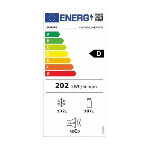 Liebherr kombinált hűtő CNd 5204 Pure (szabadon álló)