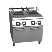 Fagor kétmedencés gázüzemű ipari tésztafőző, 2 × 40 liter, hat kosárral, 900-as kivitel – CP-G910