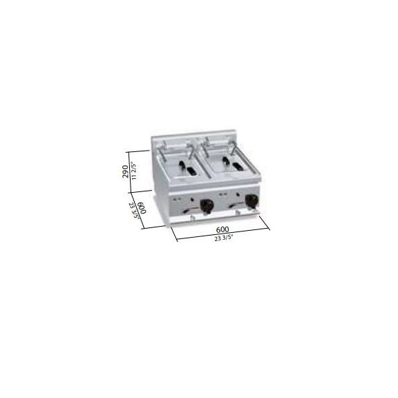 Berto's elektromos olajsütő (18 kW)