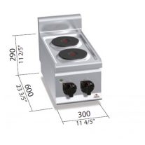 Berto's elektromos tűzhely (4 kW)
