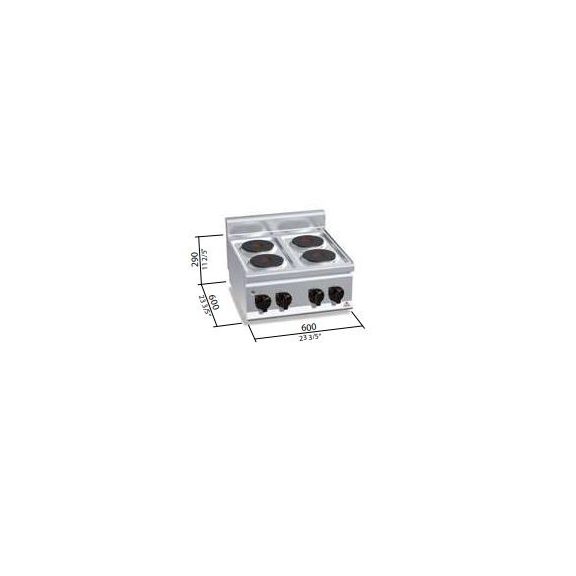 Berto's elektromos tűzhely (8 kW)
