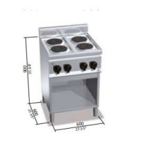 Berto's elektromos tűzhely (8 kW)