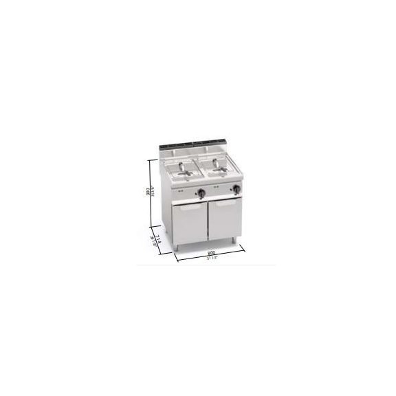 Berto's elektromos olajsütő (18 kW)