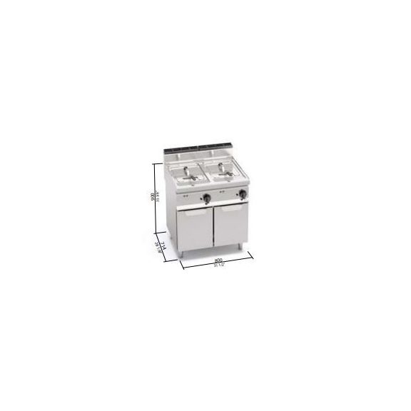 Berto's elektromos olajsütő (12 kW)