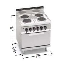 Berto's elektromos tűzhely (17,9 kW)
