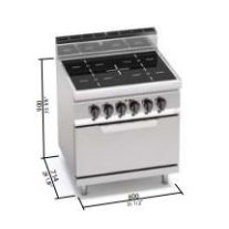 Berto's elektromos tűzhely (20,3 kW)
