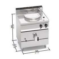 Berto's elektromos főzőüst (9 kW)