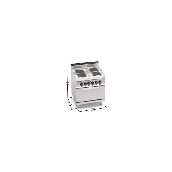Berto's elektromos tűzhely (17,9 kW)