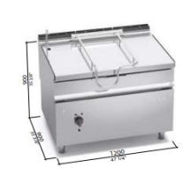 Berto's elektromos serpenyő (14,4 kW)