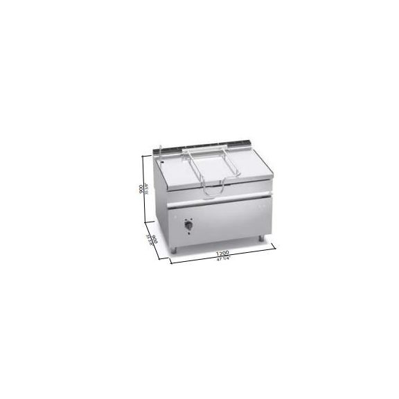 Berto's elektromos serpenyő (14,4 kW)