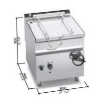 Berto's elektromos serpenyő (9,6 kW)