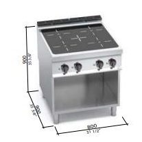 Berto's indukciós tűzhely (20 kW)