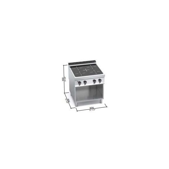 Berto's elektromos tűzhely (16 kW)