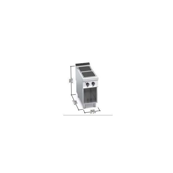Berto's elektromos tűzhely (7 kW)