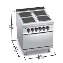 Berto's elektromos tűzhely (21,5 kW)
