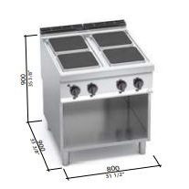 Berto's elektromos tűzhely (14 kW)