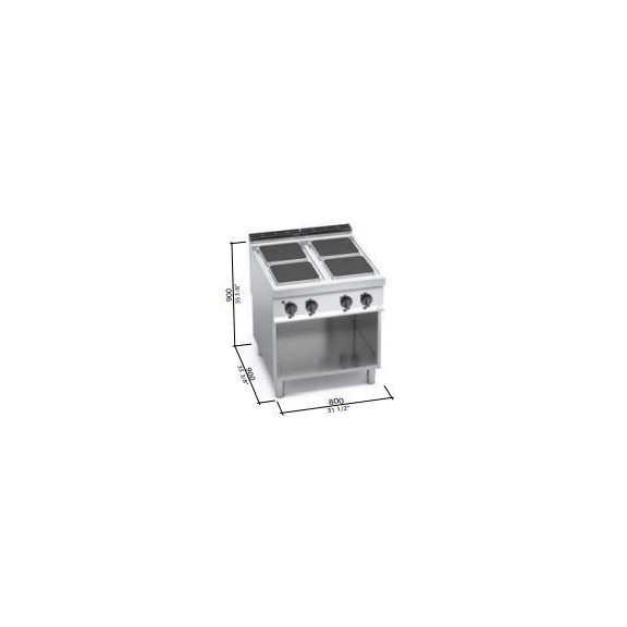 Berto's elektromos tűzhely (14 kW)