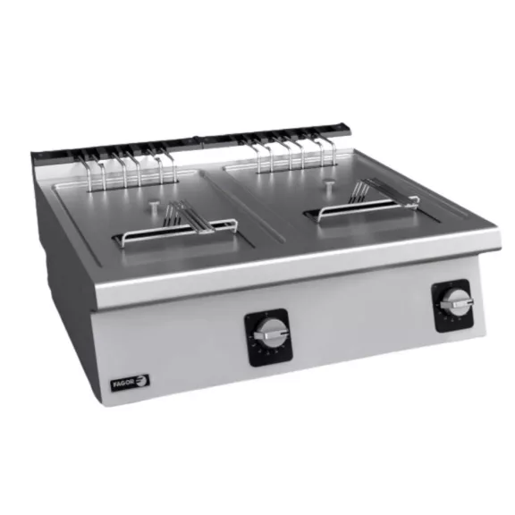 Fagor asztali elektromos olajsütő, 2 × 8 liter – F-E7208