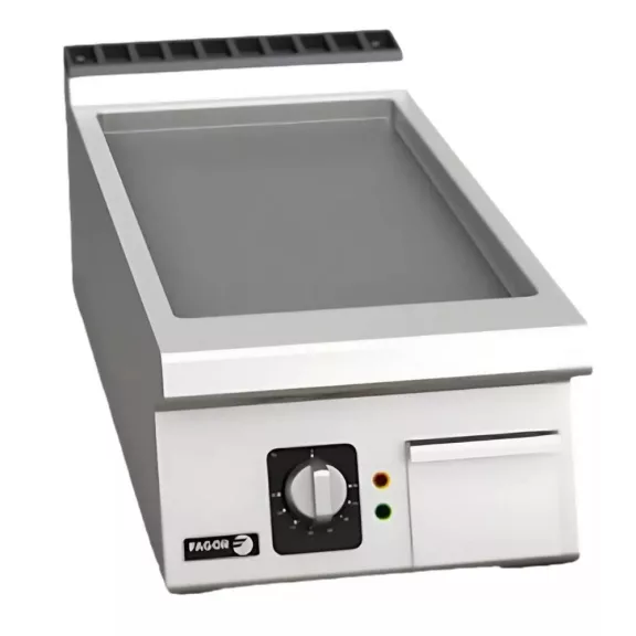 Fagor egyzónás gázüzemű rostlap, sima sütőfelülettel, termosztáttal – FT-G905-L