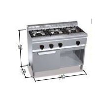 Berto's gáztűzhely (34,5 kW)
