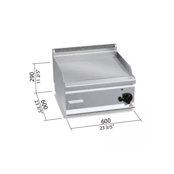Berto's gázüzemű lapsütő (8 kW)
